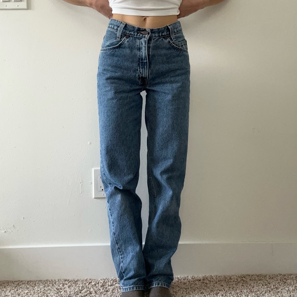 Levi’s Vintage Orange Tab 550 Relaxed Fit Student Jeans